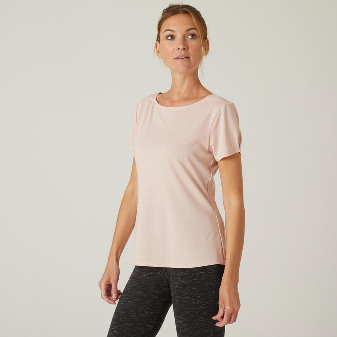 





Stretchy Boat Neck Cotton Fitness T-Shirt, photo 1 of 7