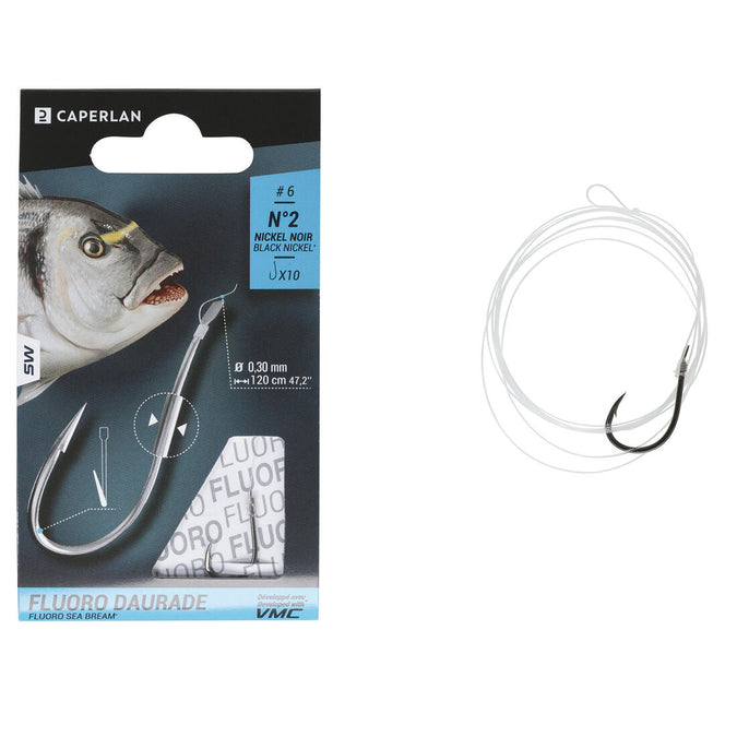 





SN FLUORO SEABREAM spade-end hooks to line for sea fishing, photo 1 of 17