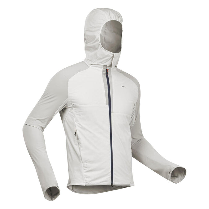 





Men’s Warm Jacket For Fast Hiking FH 900 Hybrid - Light Grey, photo 1 of 7