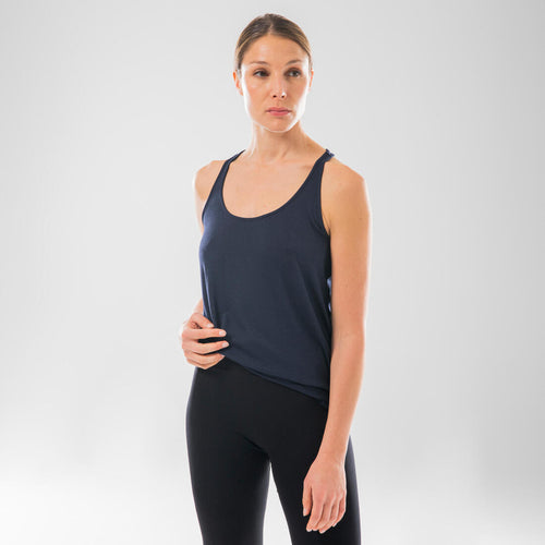 





Women's Modern Dance Loose Tank Top - Black