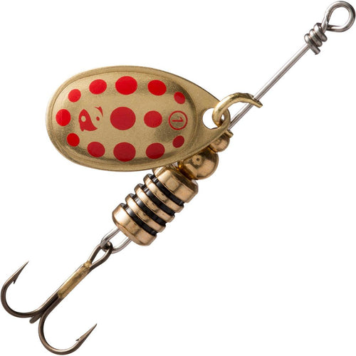 





WETA + #1 SILVER RED DOTS PREDATOR FISHING SPINNER