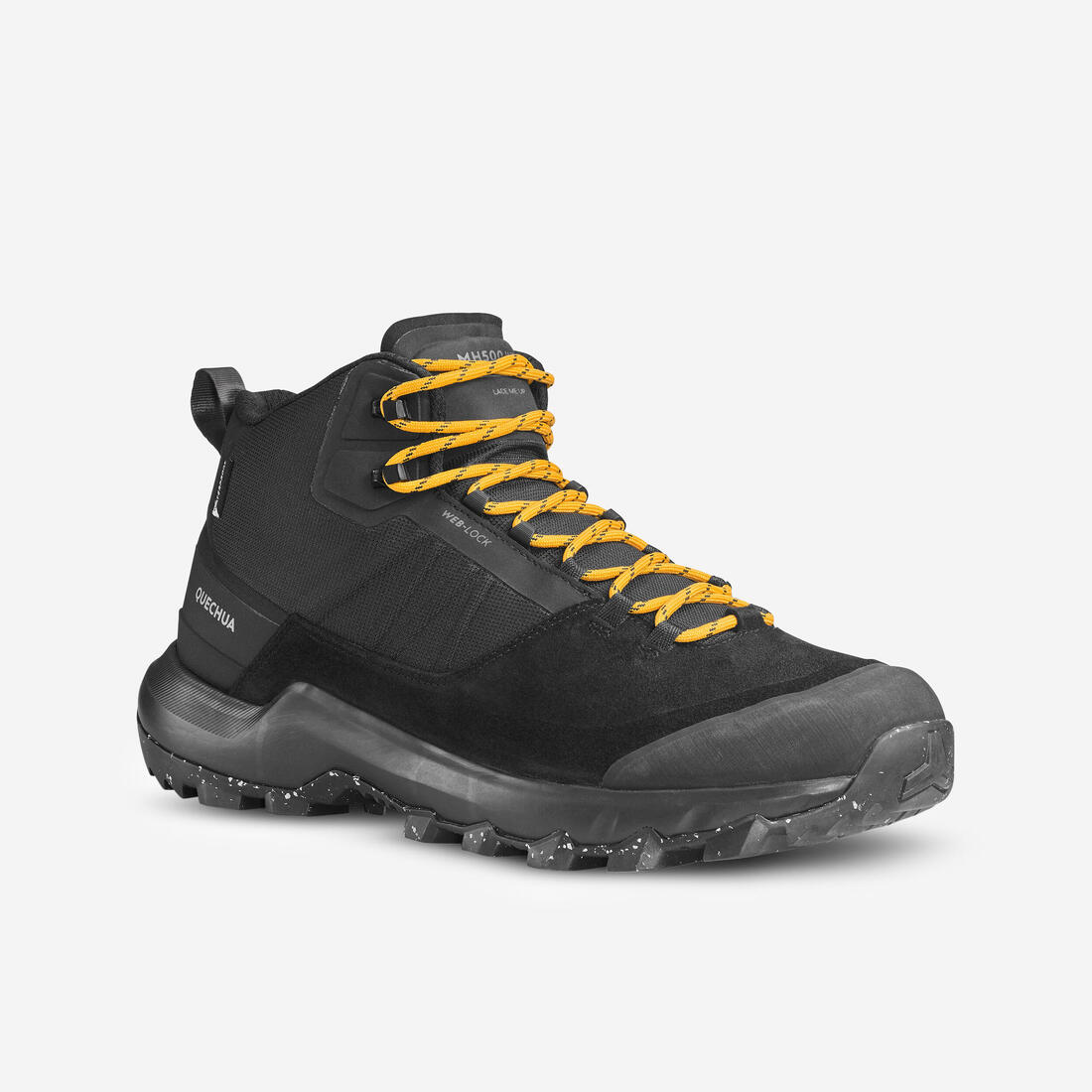 Men's Waterproof Mountain Walking Shoes - MH500 Mid