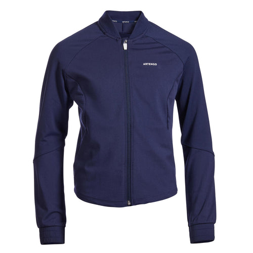 





Girls' Tennis Jacket TJK500 - Navy Blue