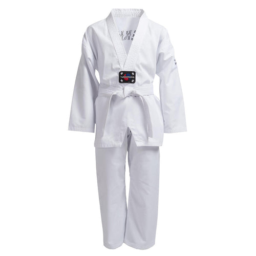 





100 Kids' Taekwondo Dobok Uniform - White