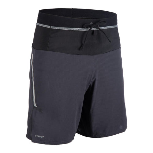 





Men's Trail Running Shorts-KIPRUN Run 900 Ultra-Grey Pearl