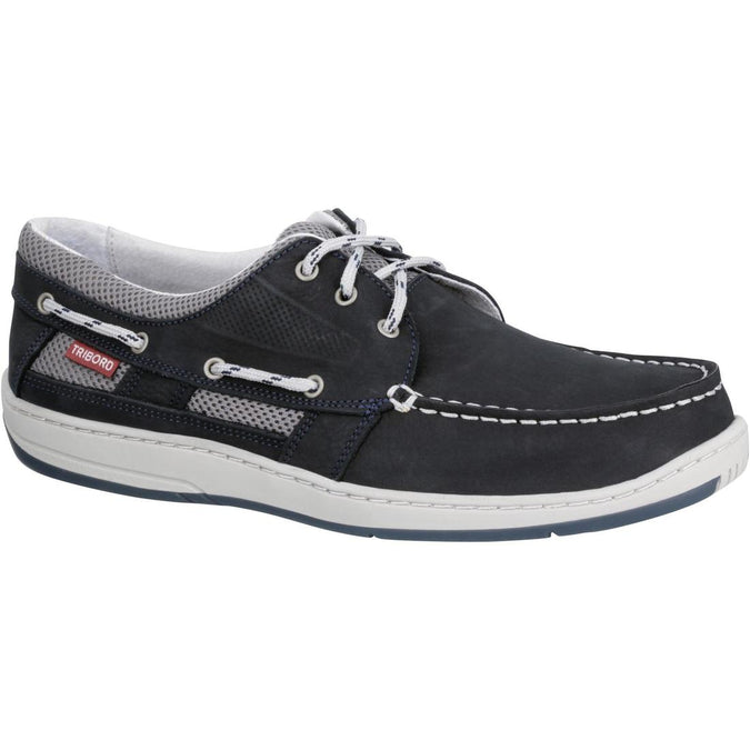 





CLIPPER Men's Leather Boat Shoes - Blue, photo 1 of 9