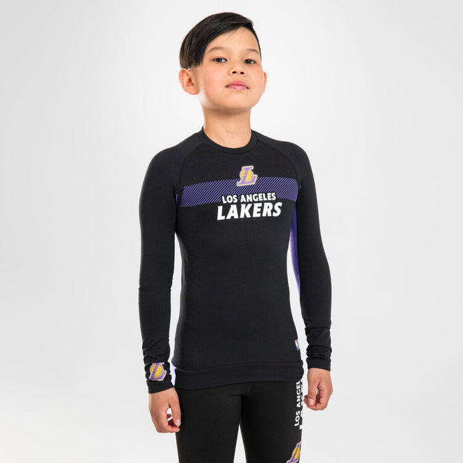 





Kids' Basketball Base Layer Jersey UT500 - NBA Los Angeles Lakers/Black, photo 1 of 8