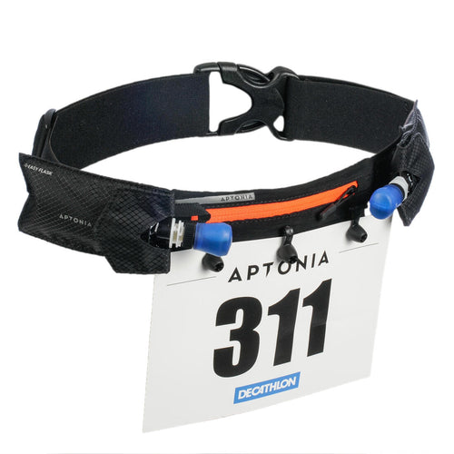 





Long-Distance Triathlon Race Number Bib Belt - Black