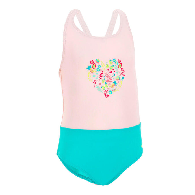 





Baby Girls' One-Piece Swimsuit - Pink and Green, photo 1 of 6