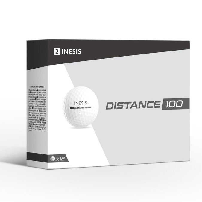 





GOLF BALLS x12 - INESIS DISTANCE 100, photo 1 of 6