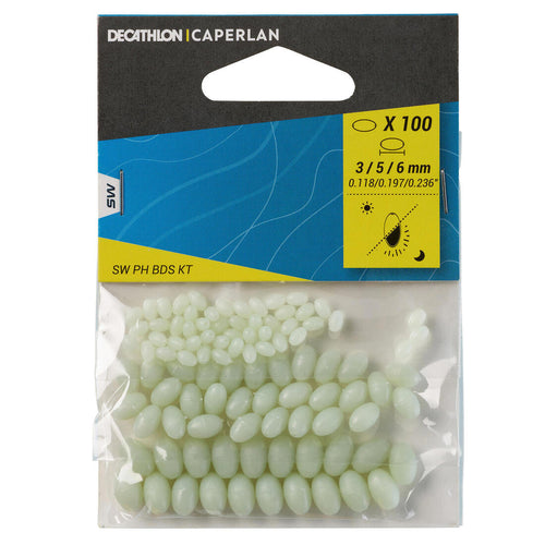 





Fishing Surfcasting Hard Bead Set 100 - Phosphorescent