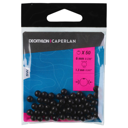 





Fishing Surfcasting Soft Bead 6mm - Black