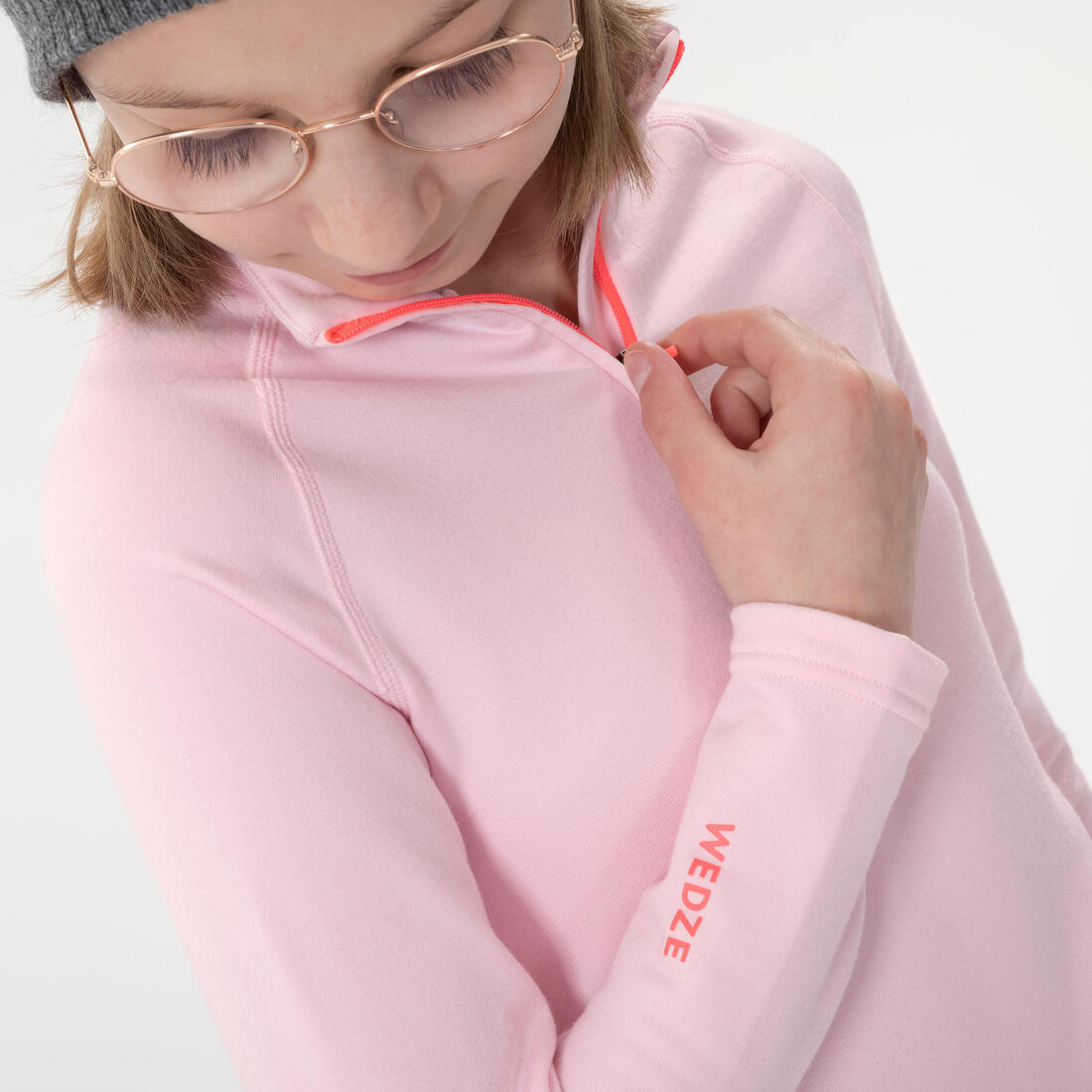 Kids’ Ski Base Layer 1/2 Zip Top - BL 500