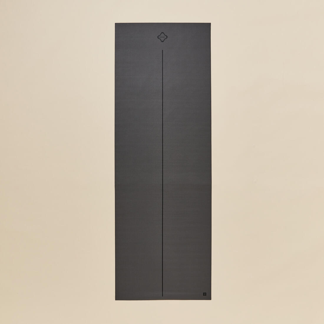 Foldable Travel Yoga Mat / Mat Cover 180 cm ⨯ 62 cm ⨯ 1.33 mm - Grey
