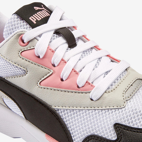 PUMA XRAY urban walking shoes white/black/pink Decathlon Bahrain