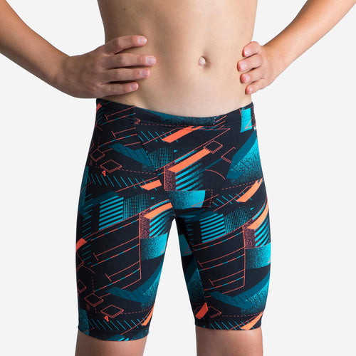 





Boys’ Swimming Jammer Fitib Black / Neon