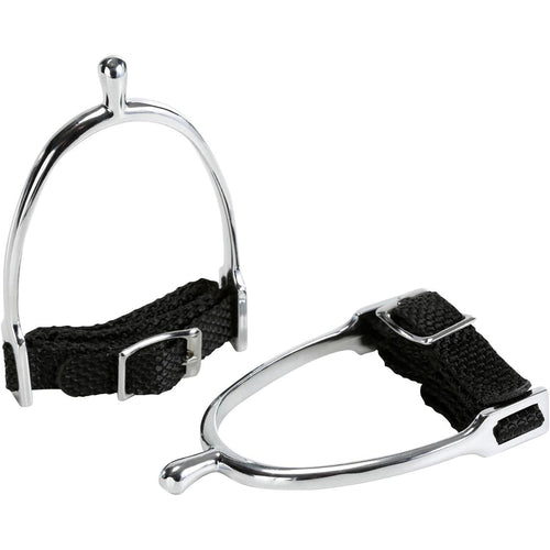 





Kids' Round Tip Horse Riding Spurs + Straps 15 mm