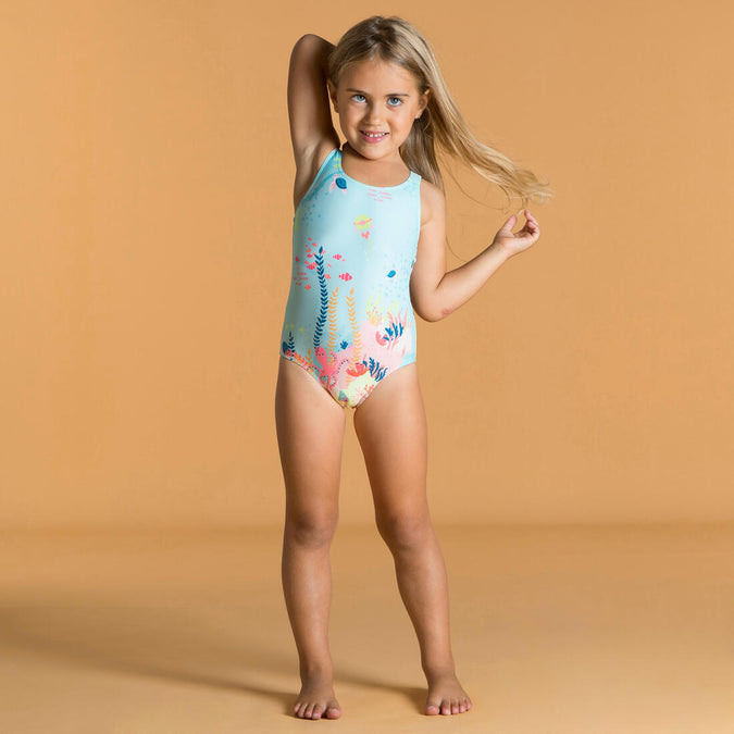 





Baby Girls’ 1-Piece Swimsuit - Pink Flower Print, photo 1 of 7