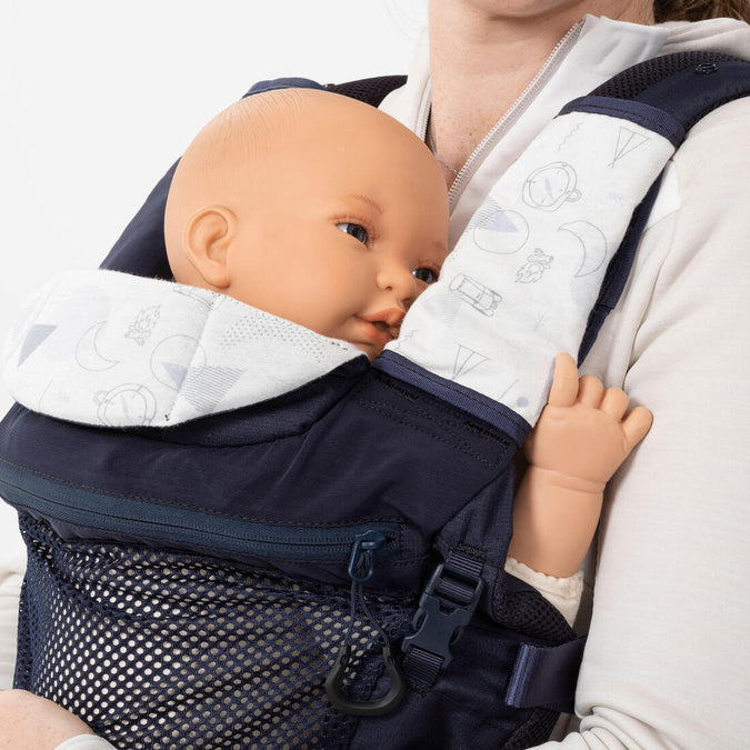 





Physiological Baby Carrier from 9 months to 15 kg - MH500 Navy Blue, photo 12 of 35
