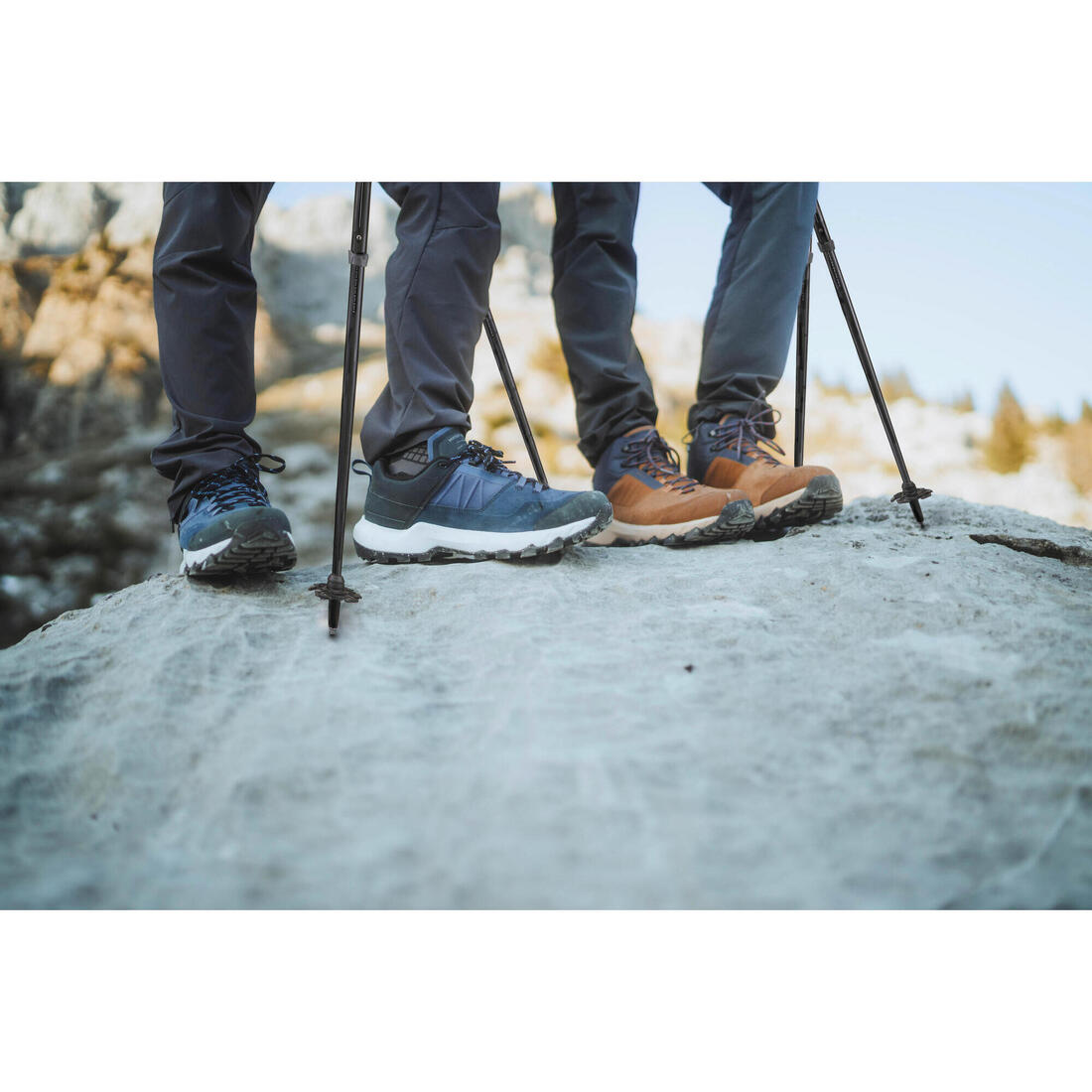 Men's Waterproof Mountain Walking Shoes - MH500 Mid