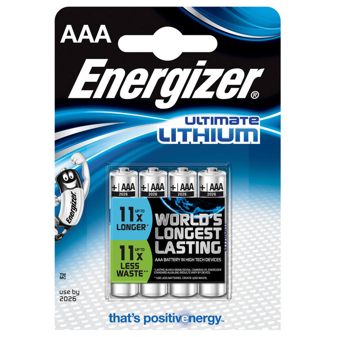 





Pack of 4 ENERGIZER AAA-LR3 Lithium batteries, photo 1 of 1