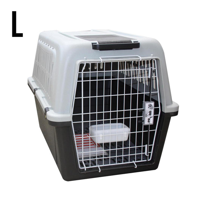 





Rigid transport kennel size L for 1 dog 81x55.5x58 cm - IATA standard, photo 1 of 13