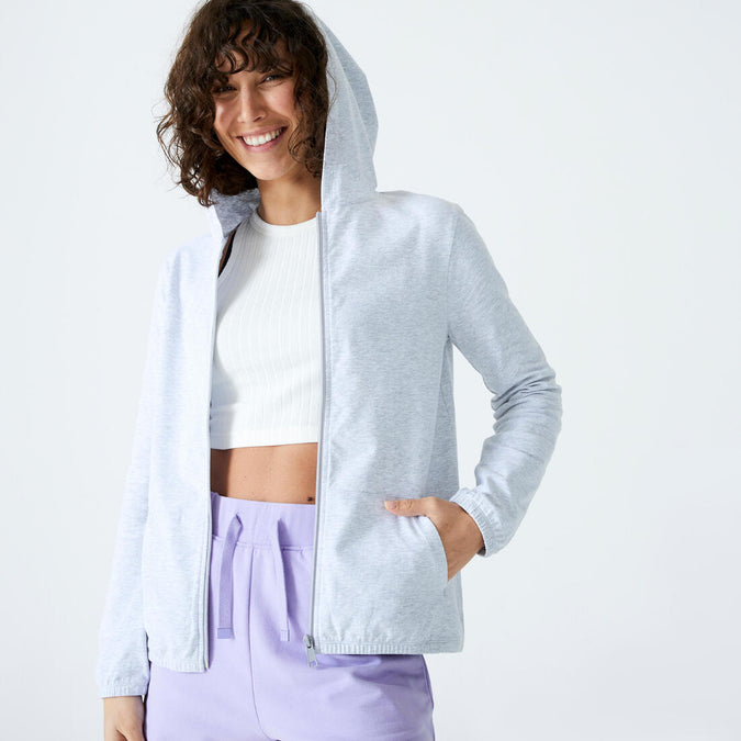 





Women's Fitness Zip-Up Sweatshirt 100, photo 1 of 5