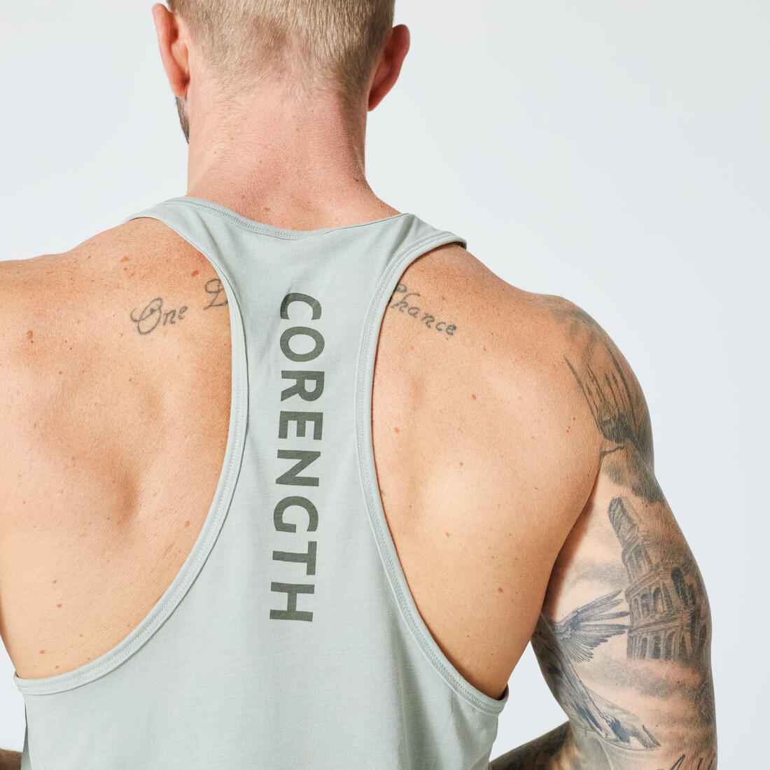 Men's Breathable Performance Weight Training Stringer Tank Top