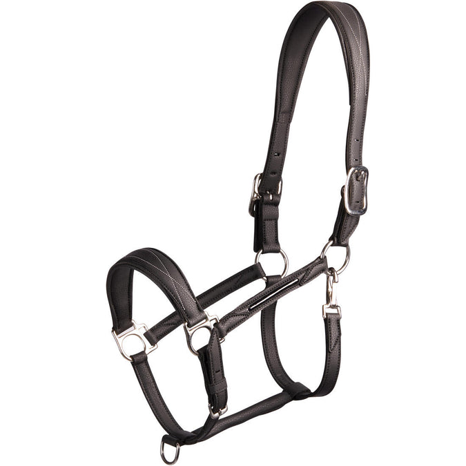 





Horse Riding Synthetic Leather Halter for Horse & Pony 500 - Black, photo 1 of 5