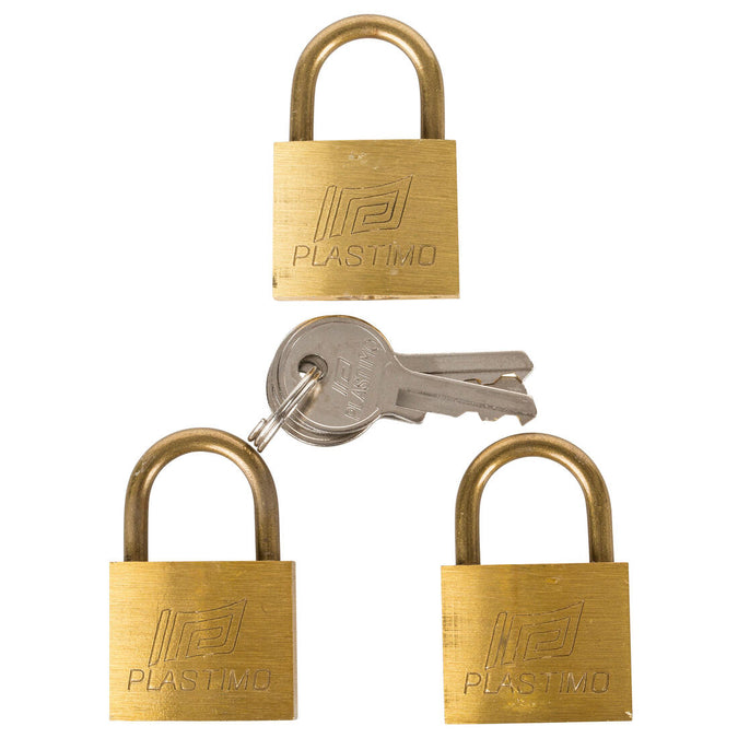 





Pack of 3 30 mm Brass Boat Padlocks, photo 1 of 2