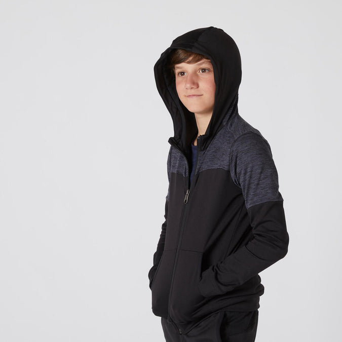 





Kids' Warm Breathable Stretchy Hooded Sweatshirt - Black, photo 1 of 6