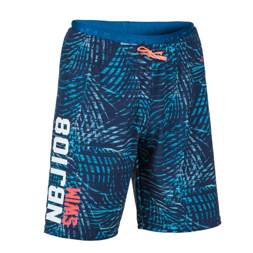 





Boys' long swimming swim shorts all jo 100