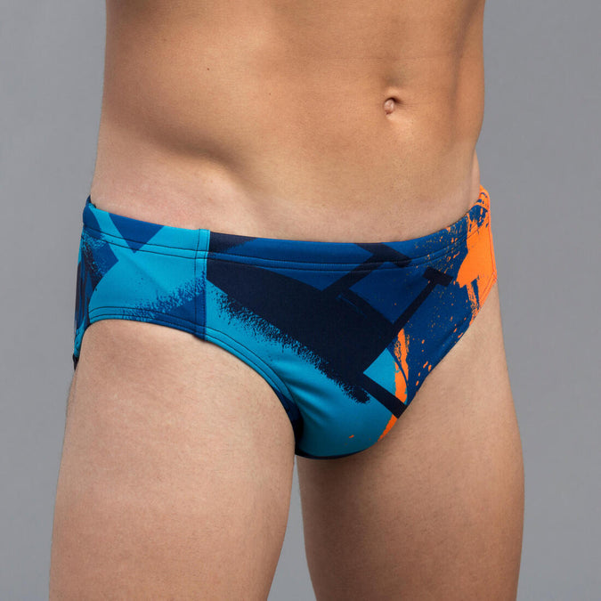 





MEN'S WATER POLO SWIMMING BRIEFS STREET BLUE, photo 1 of 5