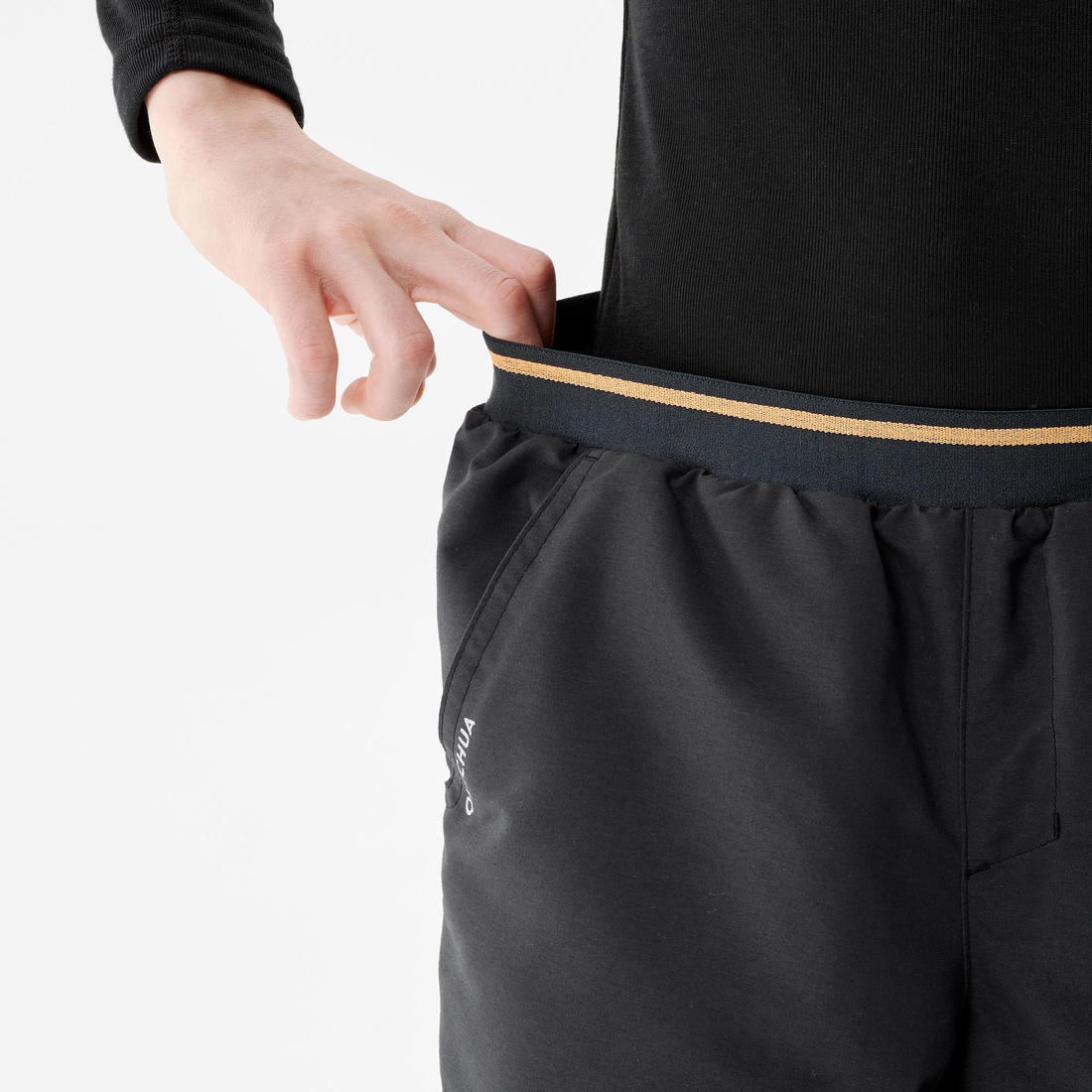CHILDREN'S WARM WATER-REPELLENT HIKING TROUSERS - SH100 - AGE 7-15