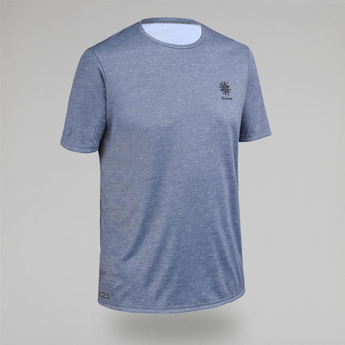 





Men's Surfing Short-Sleeved Anti-UV T-Shirt - Grey print