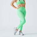 High-Waisted Seamless Fitness Leggings with Phone Pocket