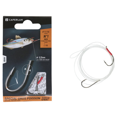 





Sea fishing eyed hooks to line SN SPECIAL LARGE FISH