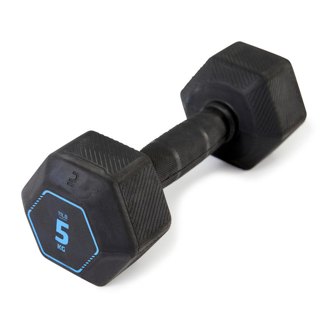 





5 kg Cross Training and Weight Training Hexagonal Dumbbell - Black, photo 1 of 4