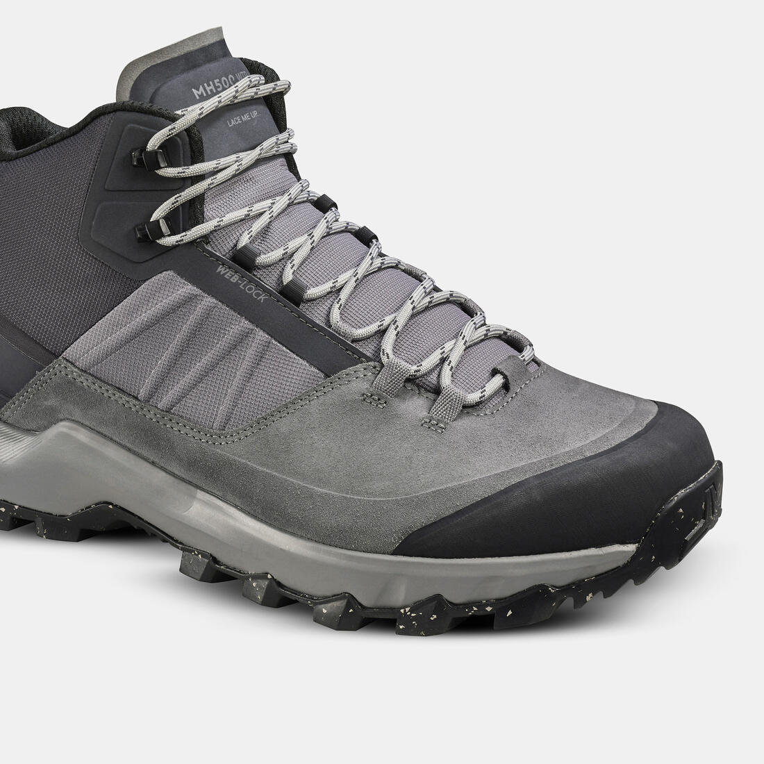 Men's Waterproof Mountain Walking Shoes - MH500 Mid