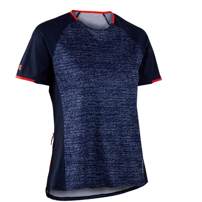 





Women's Short-Sleeved Mountain Bike Jersey ST 100 - Navy Blue, photo 1 of 10