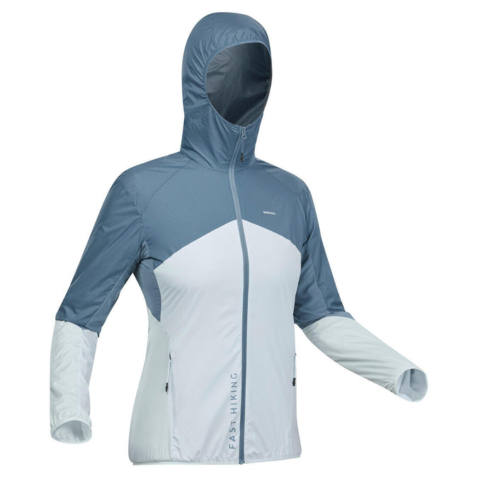 





Women’s Ultra-light fast hiking windbreaker FH 500 Hélium wind blue, photo 1 of 7