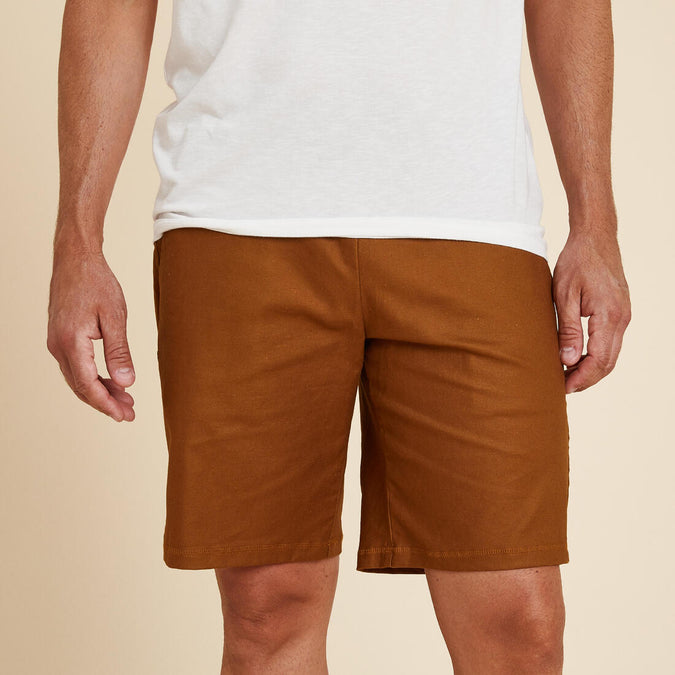 





Men's Yoga Linen and Cotton Shorts - Brown, photo 1 of 6