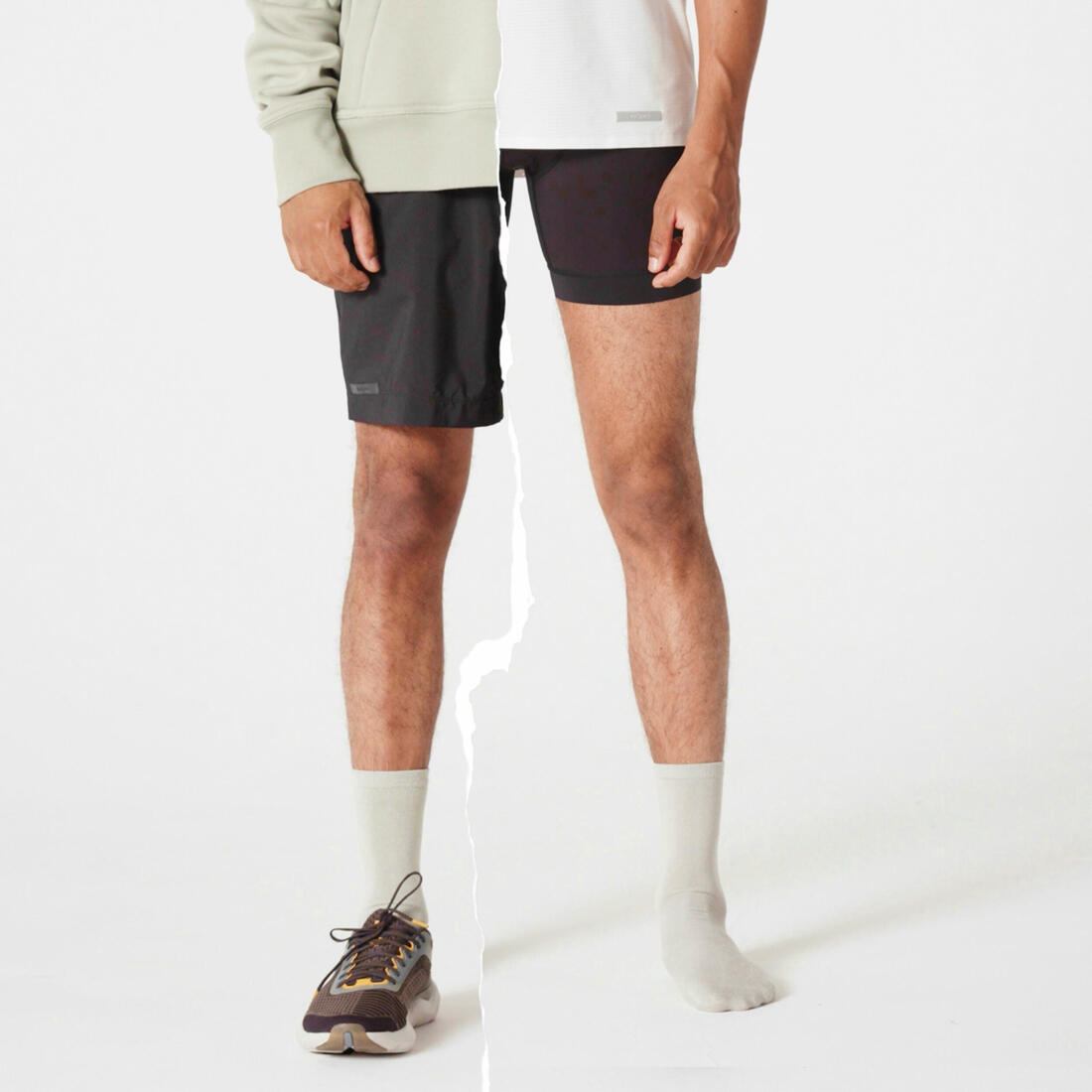 Dry 550 Men's Breathable 2-in-1 Running Shorts