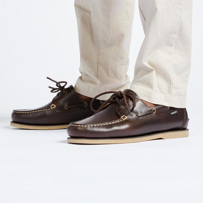 





Men’s leather boat shoes Sailing 500 Brown, photo 1 of 8