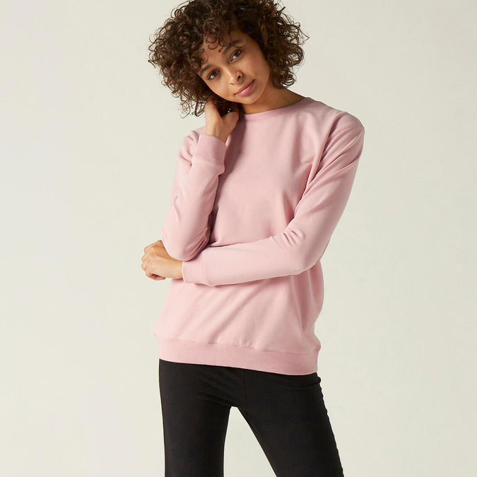 





Women's Fitness Sweatshirt 100 - Pink, photo 1 of 6