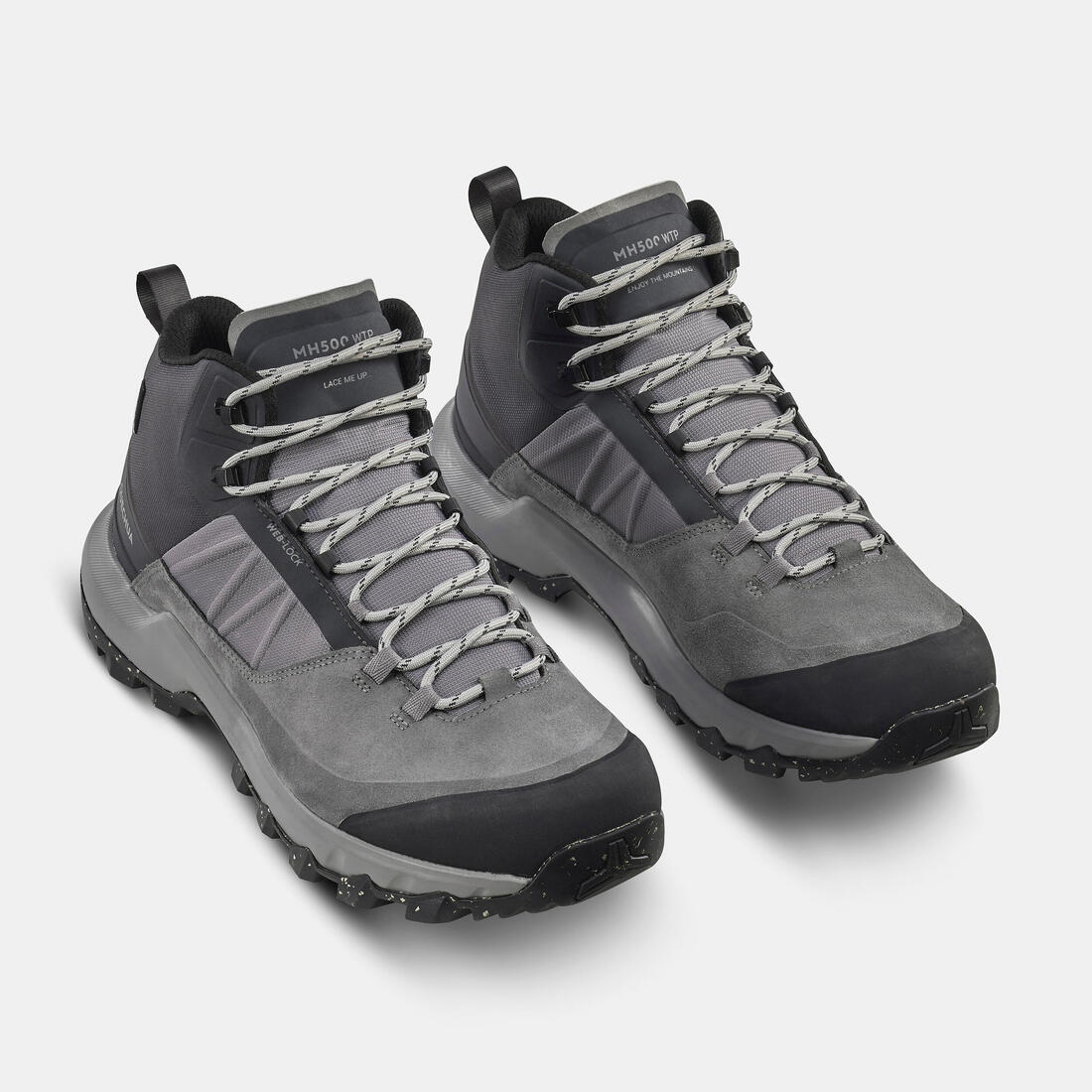 Men's Waterproof Mountain Walking Shoes - MH500 Mid