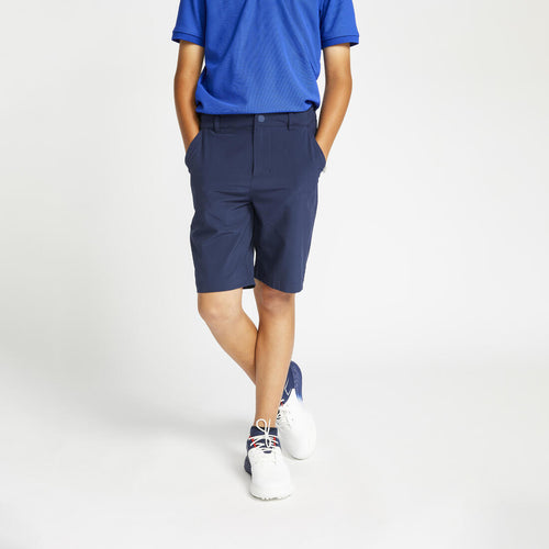 





KIDS' GOLF SHORTS - MW500 NAVY BLUE