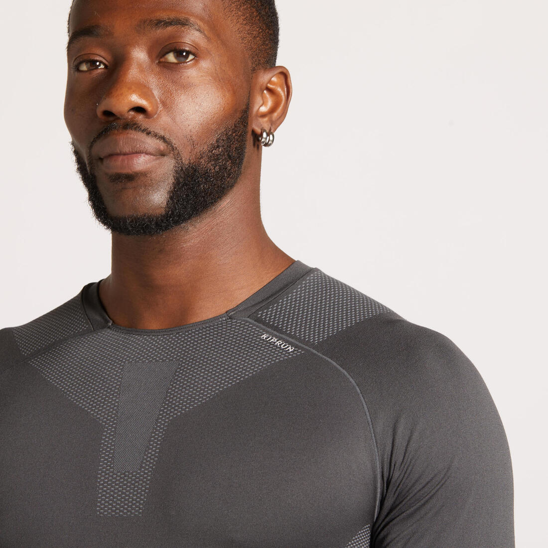 KIPRUN SKINCARE MEN'S RUNNING WINTER BREATHABLE LS TEE-SHIRT