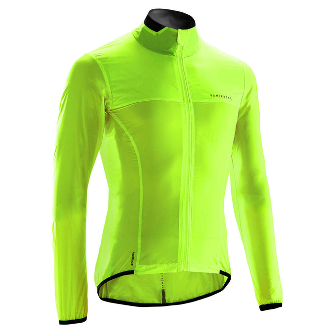 





Men's Long-Sleeved Ultra-Light Road Cycling Windbreaker Racer - Yellow, photo 1 of 13