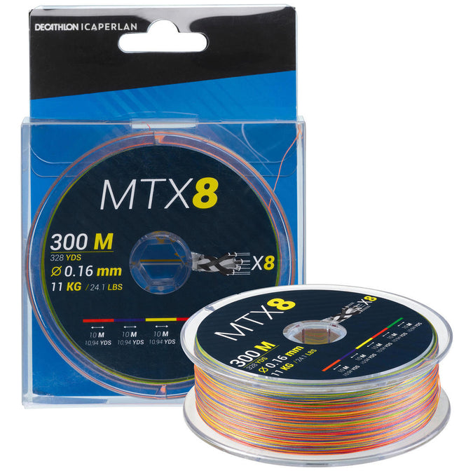 





8-strand braid MTX8 MULTICOLOUR 300 M 20/100 Sea fishing, photo 1 of 3